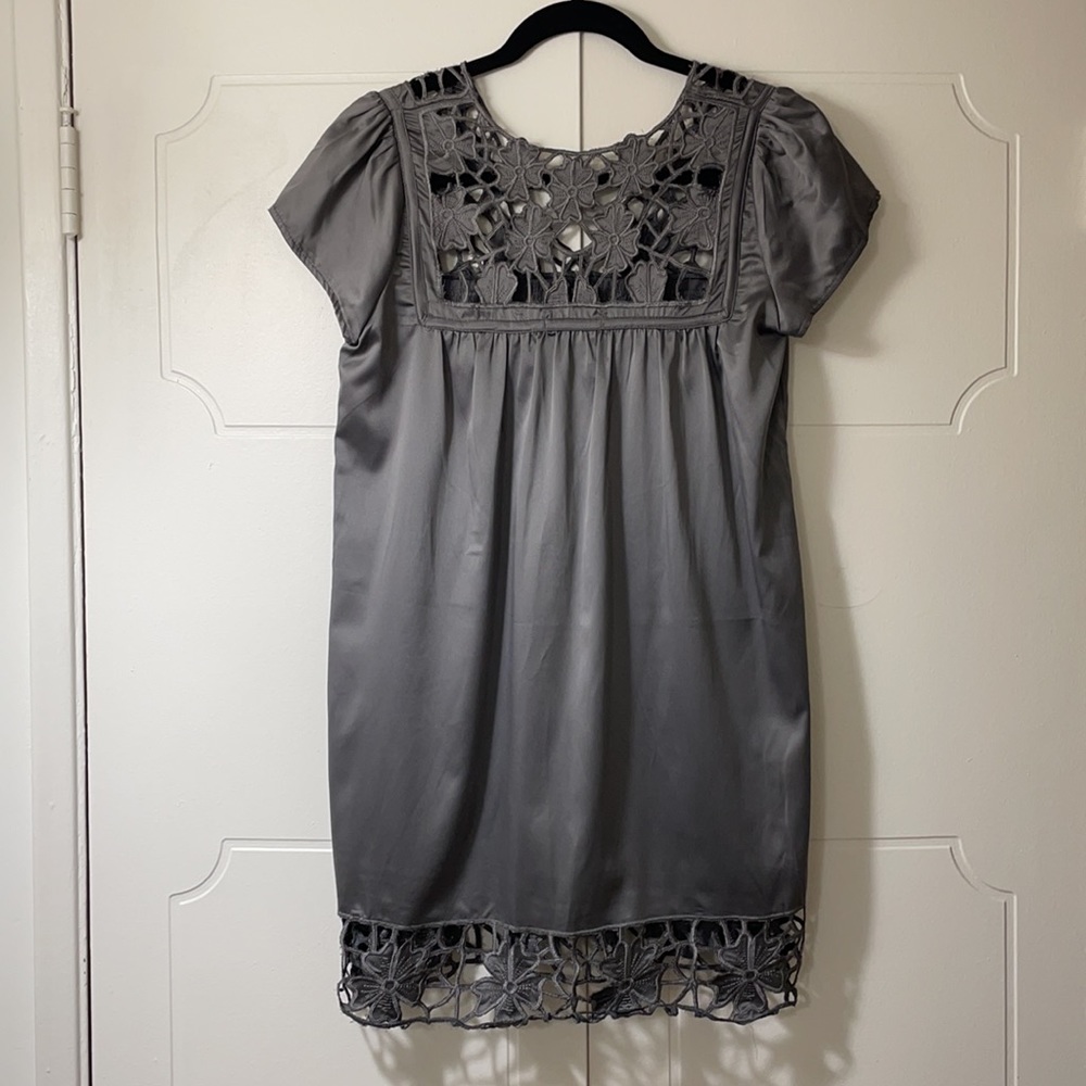 PEWTER TUNIC/DRESS - Picture 2 of 4